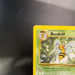 Beedrill 17/102 Base Set Unlimited Non Holo Rare LP-MP WotC Vintage Pokemon Card - Image 2