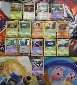 Vintage Pokemon Card Lot Holo Reverse Holo Fire Gastly Vulpix Unown - Image 1