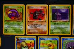LP/NM (1st edition) COMPLETE Pokemon FOSSIL Set 16-Card COMMON ed w/Kabuto 50/62 - Image 2