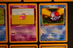 LP/NM (1st edition) COMPLETE Pokemon FOSSIL Set 16-Card COMMON ed w/Kabuto 50/62 - Image 5