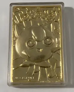 Vintage Pokemon Jigglypuff 23K Gold Plated Trading Card Limited Edition Nintendo - Image 3