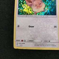 Eevee 12/12 Promo McDonald's Promos 2019 Holo Pokemon TCG Card DAMAGED - Image 3