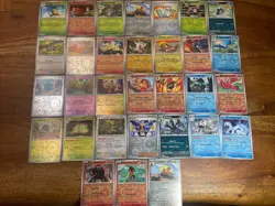 Pokemon Scarlet & Violet Surging Sparks English 31 Card REVERSE HOLO FOIL LOT - Image 1