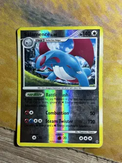 Salamence LV. 66 24/100 DP Stormfront Rare Reverse Holo Pokemon Card HP - Image 2