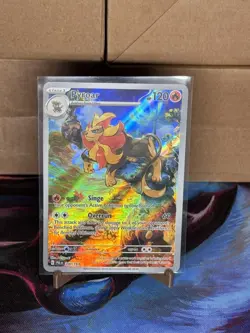 Pokemon Pyroar TCG Illustration Rare Holo Card 200/193 Sv02: Paldea Evolved - Image 1