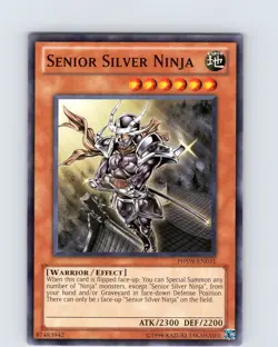 Yu-Gi-Oh TCG Senior Silver Ninja PHSW-EN031 Unlimited Regular Common Card NM - Image 1