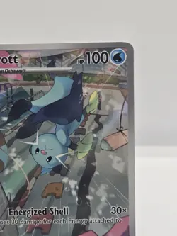 Pokemon Card Dewott 106/086 White Flare Illustration Rare Near Mint - Image 2