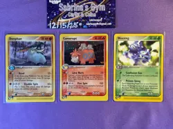 Donphan, Weezing, Camerupt 6/109 Holo Rare EX Ruby Sapphire Set Pokemon Cards - Image 1