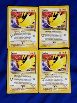 7 card lot pokemon black star promo legendary birds - Image 3