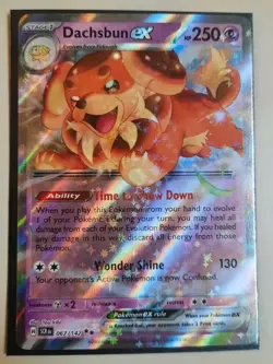 Pokemon Card Dachsbun EX 067/142 Stellar Crown - Near Mint - Image 1