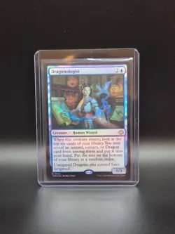 MTG Dragonologist Tarkir: Dragonstorm Foil, R 0042, TCG, CCG, EN Near Mint - Image 1