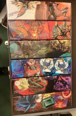 MTG (Magic the Gathering)-Official Ultra Pro Long Box Lot (10 Different Designs) - Image 1