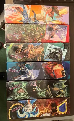 MTG (Magic the Gathering)-Official Ultra Pro Long Box Lot (10 Different Designs) - Image 2