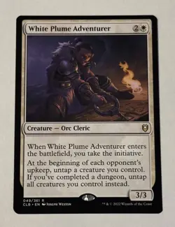 MTG White Plume Adventurer Commander Legends Battle For Baldur's Gate NM - Image 1