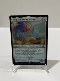 MTG Avatar The Last Airbender Aang, Airbending Master Foil 0074 NM - Image 1