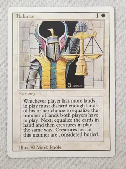 NM Balance Revised Mtg Magic the Gathering - Image 1