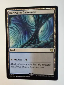 Darkwater Catacombs R Commander: Wilds of Eldraine 157 NM MTG - Image 1