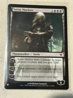mtg Sorin Markov, planeswalker, The List, unplayed - Image 1