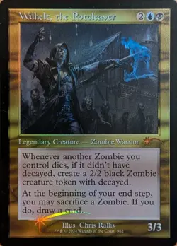 1x Wilhelt, the Rotcleaver - Foil - Retro Frame Light Play MTG Magic - Kid Icaru - Image 1
