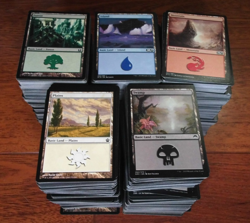 1600 Basic Land Lot 320 of Each Type Modern Frame Black Border MTG Magic - Image 1