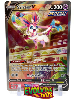 Pokemon Sword & Shield EVOLVING SKIES Reverse Holo Gold Secret Rare Art YOU PICK - Image 1