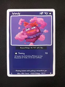 Pokepu Season 2 Wendy Weezing Pokemon Fan Art Mick Junco Artist - Image 1
