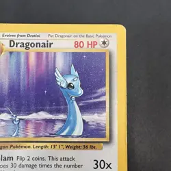 Vintage Pokemon Non-holo Rare Dragonair 18/102 Base Set WotC 1999 - Image 3