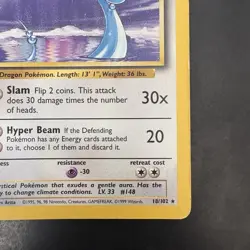 Vintage Pokemon Non-holo Rare Dragonair 18/102 Base Set WotC 1999 - Image 4