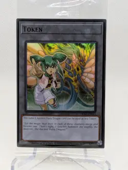 YUGIOH TOKEN LUNA & ANCIENT FAIRY DRAGON SEALED PROMO TOKEN TKN5-EN023 - Image 1