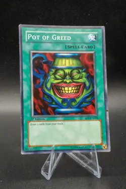 Yugioh! LP Pot of Greed - SD4-EN018 - Common - 1st Edition See Photos - Image 1