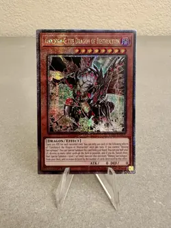 Yugioh! Gandora-G the Dragon of Destruction (Quarter Century Rare) LEDE-EN001 NM - Image 1