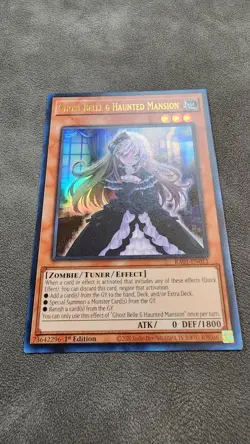 Yugioh Ghost Belle & Haunted Mansion Ultra Rare RA01-EN011 1st Ed NM - Image 2