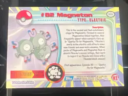 Pokemon TV Animation Series 2 #82 Magneton- FOIL Topps Nintendo Card - Image 2