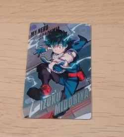Izuku Midoriya No.01 My Hero Academia Metallic Card Collection - Image 1