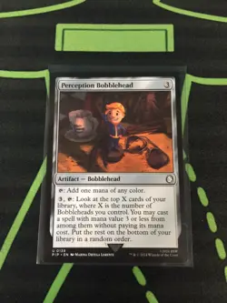 MTG Magic The Gathering Perception Bobblehead Fallout Commander - Image 1