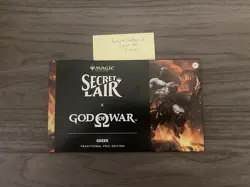 MTG God of War: Greek Foil Edition Secret Lair Playstation - Sealed In Hand! - Image 1