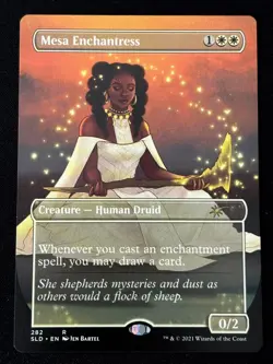 1x MTG Mesa Enchantress - Secret Lair Drop Series (SLD) #282 - Magic - Image 1