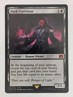 (Normal) Dark Confidant (94) FINAL FANTASY Mtg NM - Image 1