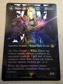Zenos yae Galvus - #384 Foil (Borderless) Final Fantasy - Mtg - Image 1