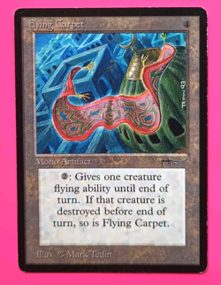 Magic the Gathering MTG Arabian Nights FLYING CARPET LP/MP U 1993 VINTAGE NICE - Image 1