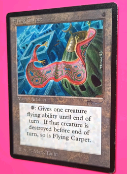 Magic the Gathering MTG Arabian Nights FLYING CARPET LP/MP U 1993 VINTAGE NICE - Image 2