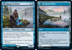 MTG magic cards 1x Glasspool Mimic // Glasspool Shore Zendikar Rising NM-Mint, E - Image 1