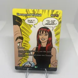 Unexpected Windfall (Borderless) - Marvel's Spider-Man (MAR) - MTG - Image 1