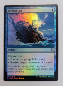 Magic Mtg FOIL Eternal Masters Hydroblast near mint - Image 1