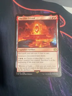 FIN THE FIRE CRYSTAL 1x Rare Magic Final Fantasy MTG NM - Image 1