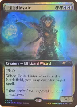 Frilled Mystic (Extended Art) [Secret Lair Drop Series] Magic MTG - Image 1