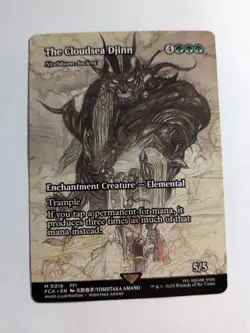 The Cloudsea Djinn Nyxbloom Ancient #16 NM MTG Final Fantasy through the ages - Image 1