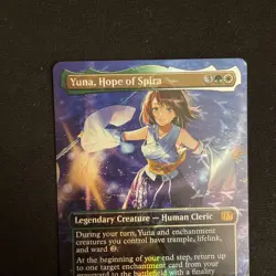 Yuna, Hope of Spira (Borderless) (Chocobo Track Foil) Final Fantasy Foil - Image 4