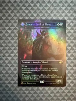 MTG Dracula, Lord of Blood #338 Foil Rare Innistrad: Crimson Vow (VOW) - Image 1
