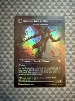 MTG Dracula, Lord of Blood #338 Foil Rare Innistrad: Crimson Vow (VOW) - Image 3